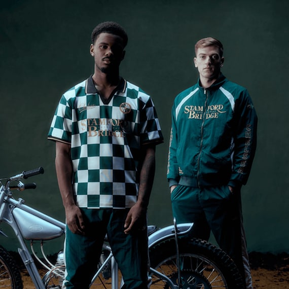 チェルシー スピードウェイ 1/4ジップ スウェットパーカー- オフホワイト