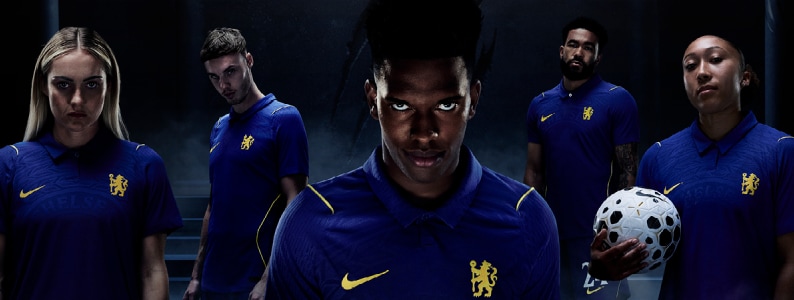 Chelsea FC  サッカーシャツ Lサイズ Chelsea FC Kits, Chelsea Shirt, Home & Away Kit | usastore