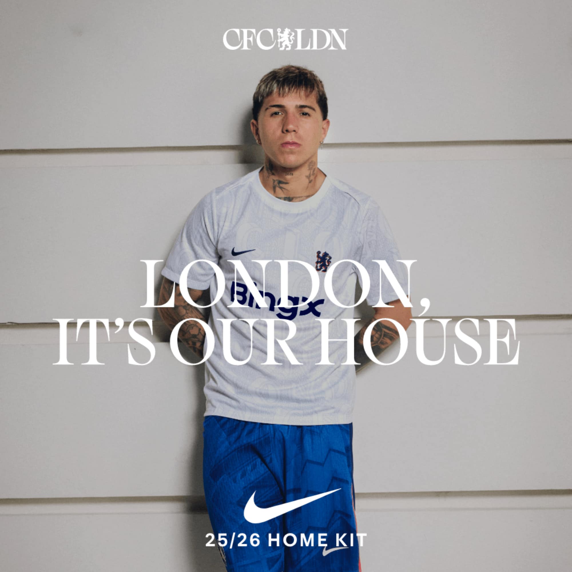 チェルシー ナイキDri-Fit Adv ホーム マッチ シャツ 2025-26